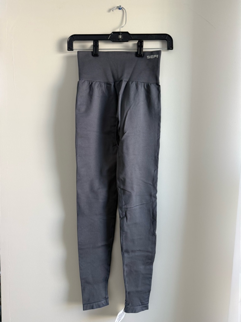 SEFI High-Waist Full Length Charcoal Leggings XS- NWT